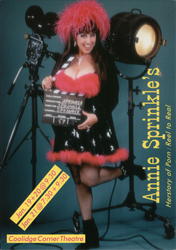 Annie Sprinkle Herstory of Porn: Reel to Real at Coolidge Corner Theater in Brookline Postcard