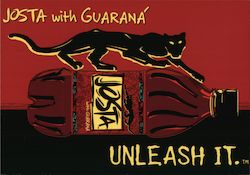 Josta with Guaraná "Unleash It." Rack Cards Postcard Postcard Postcard