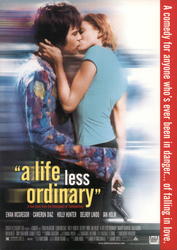 A Life Less Ordinary Movie Advertising Postcard