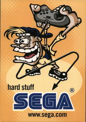 Pal Games Online Sega Advertising Postcard