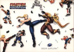 Fighters Megamix "32 Champions. One game. No Mercy" Postcard