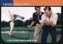 IZOD Extreme Leisure Golf Clothing Postcard