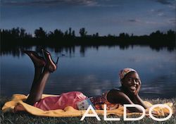 Aldo Shoes Advertising Postcard