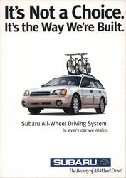 Subaru All-Wheel Driving System Postcard