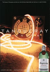 Tanqueray London Dry Gin Postcard