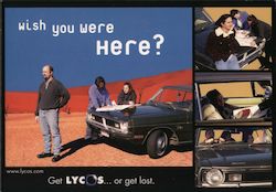 Lycos "Wish You Were Here?" Postcard