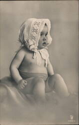 Baby in Bonnet Babies Postcard Postcard Postcard