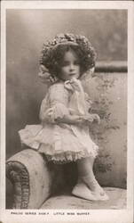 Little Miss Muffet Postcard