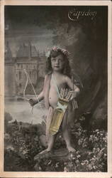 Cupidon, Putto with Bow and Arrows Postcard