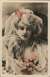 Dorgère, French Actress, Vintage Postcard Postcard