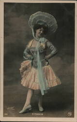 Titania, Actress, Paris Postcard