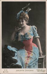 Arlette Dorgere, French Actress, Portrait Postcard Postcard