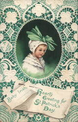 Baby Irish Hearty Greeting for St. Patrick's Day Postcard Postcard