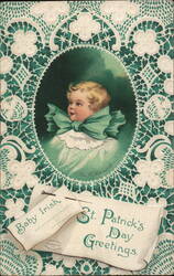 Baby Irish St. Patrick's Day Greetings Postcard Postcard Postcard