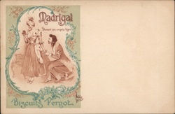 Madrigal Dessert Biscuits Perrot Vintage French Advertising Postcard Postcard Postcard