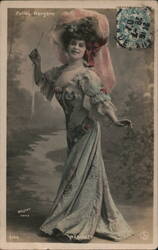 French Actress Marinette at Folies Bergère, Paris Postcard