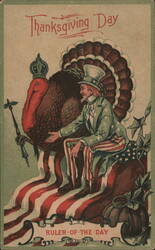 Thanksgiving Day: Ruler of the Day Postcard