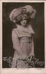 Miss Gabrielle Ray Birthday Postcard Postcard Postcard