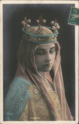 Geraldine Farrar as Zaida in L'Etranger Opera Postcard Postcard Postcard