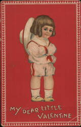 Little Sailor Boy Valentine Greeting Postcard