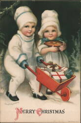 Merry Christmas Children Ellen Clapsaddle Postcard Postcard Postcard