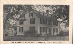 The Rookery Tourist Home, Deposit, NY Postcard