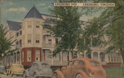 Leesburg Inn, Leesburg, Virginia, Linen Postcard Postcard