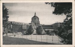 The Homestead, Hot Springs, Virginia - Tennis Courts and Bowling Green Postcard