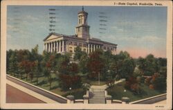 Tennessee State Capitol, Nashville Postcard Postcard Postcard