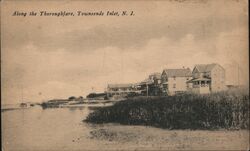 Townsends Inlet, New Jersey, Along the Thoroughfare Postcard