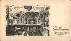 Cafe Madison, 15 East 58th Street, New York City Postcard