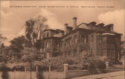 Waterman Dormitory, Rhode Island School of Design, Providence, RI Postcard Postcard Postcard