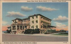 Ocean Plaza Hotel, Myrtle Beach, SC South Carolina Postcard Postcard Postcard