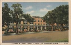 Hotel Martha Washington, St. Petersburg, Florida Postcard