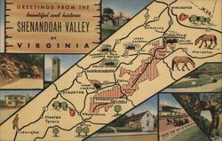 Greetings from the Shenandoah Valley of Virginia Postcard