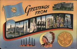 Greetings from Oklahoma Postcard