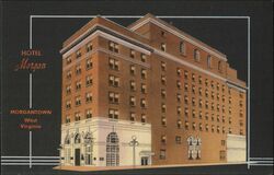 Hotel Morgan, Morgantown, WV Postcard