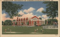 University of Virginia Gymnasium, Charlottesville, Virginia Postcard Postcard Postcard