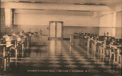 Bayview Student's Dining Hall, Riverside, RI Postcard