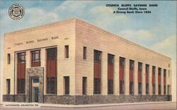 Council Bluffs Savings Bank, Council Bluffs, Iowa Blotter