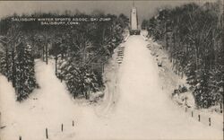 Salisbury Winter Sports Association Ski Jump Postcard