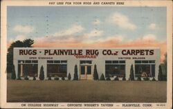 Plainville Rug Co., Plainville, CT Postcard