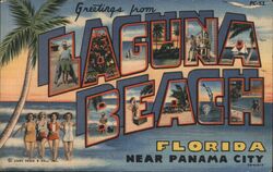 Greetings from Laguna Beach, Florida Near Panama City Postcard