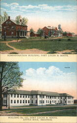 Fort Logan H. Roots Administration Building & Building No. 101 Postcard