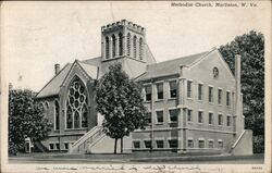 Methodist Church Marlinton, WV Postcard Postcard Postcard