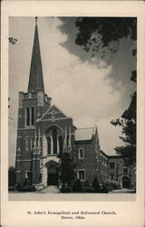 St. John's Evangelical and Reformed Church, Dover, OH Postcard