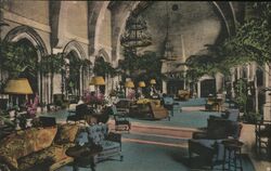 Lounge, Boca Raton Club, Florida Postcard Postcard Postcard