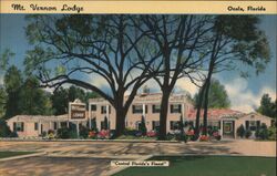 Mt. Vernon Lodge, Ocala, Florida - "Central Florida's Finest" Postcard