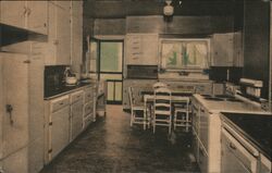 Custard's Modern House Kitchen Interior, East Stroudsburg PA Postcard