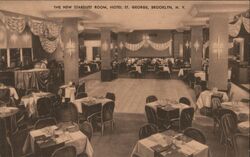 Hotel St. George, Brooklyn, NY - The New Stardust Room New York Postcard Postcard Postcard